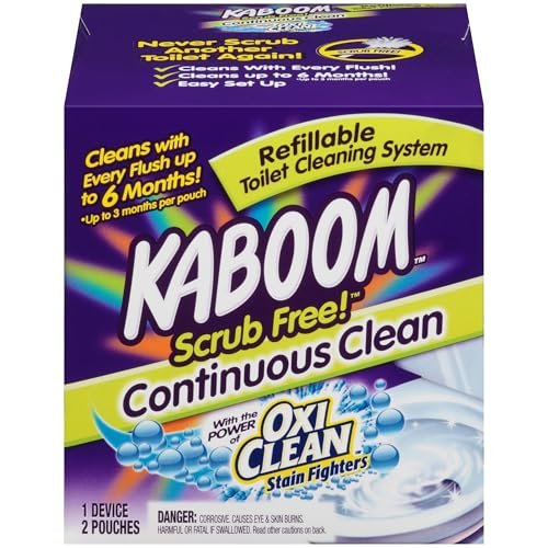 Kaboom Toilet Bowl Cleaner with OxiClean Stain Fighters
